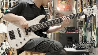 Sugi Guitars | NB5E Seethroug White