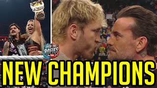 New Champions, and the smack heard around the world! Raw Review and reaction!