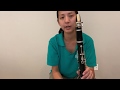 Clarinet - first 5 notes in beginning band