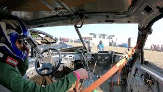 Welland stock compact demolition derby 2023. In car #45