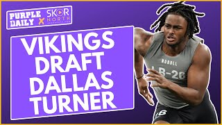 Minnesota Vikings trade up and draft Dallas Turner