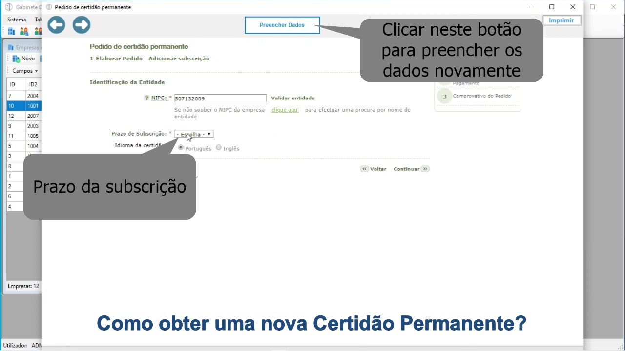 Como Consultar Uma Certidao Permanente