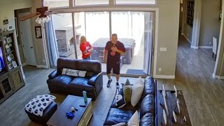 Couple shares heart attack caught on camera