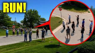If you ever see your NEIGHBORS pointing at a SIGN, RUN AWAY FAST! (It's not safe)