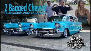 His \u0026 Hers 57 Bagged Belair Chevs