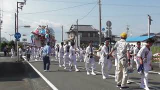 2024 住吉神社祭典 中日 東浜組 新田会館へ向けて進行中②