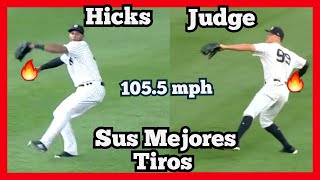 Los TIROS Más DUROS Y RÁPIDOS DE Aaron Judge Y Aaron Hicks [MLB]