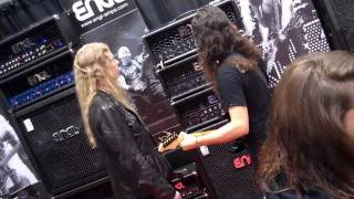 NAMM 2011 Jeff Loomis and Victor Smolski