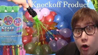 Crazy balloons Make a Bunch o Balloons in a minute Knockoff product Magic Balloons