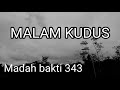 MB 343/malam Kudus/natal/instrumen lagu rohani dengan lirik tanpa vokal/cover