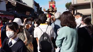 川越まつり（土曜日）　宮下町（日本武尊の山車）　2022/10/15 19