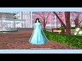 how to play as frozen elsa character in sakura school simulator ✨❄️tutorial sakuraschoolsimulator