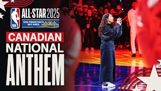 Alessia Cara Performs The Canadian National Anthem | 2025 #NBAAllStar