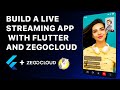 FLUTTER LIVE-STREAMING APP WITH ZEGOCLOUD | Step by step