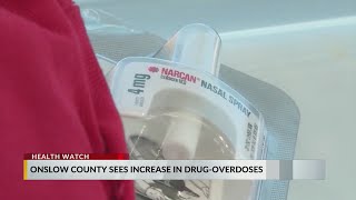 Onslow County Sheriff's Office seeing increase in drug-related overdoses