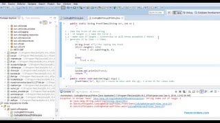 Solving Java simple problems - codingBat - frontTimes