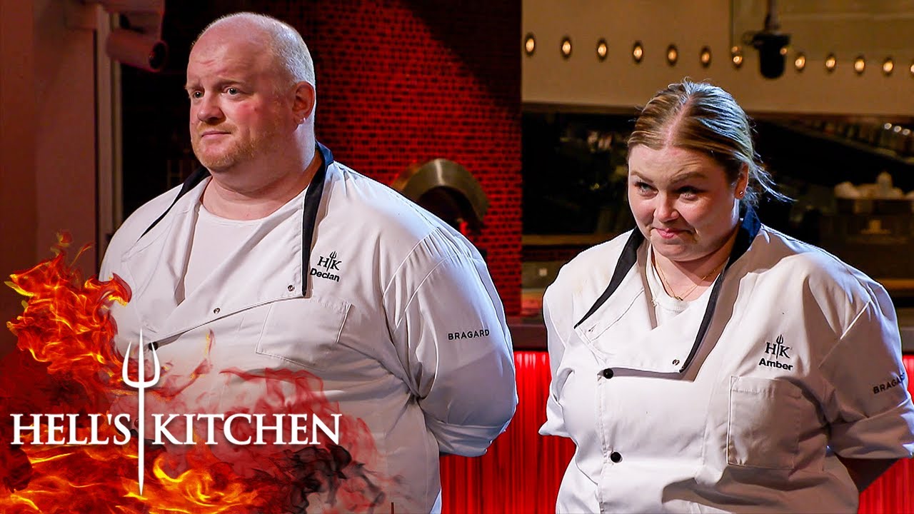 Declan And Amber Face-Off For Elimination | Hell's Kitchen - YouTube