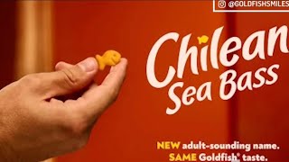 ICONIC SNACK GOLDFISH IS CHANGING ITS NAME TO CHILEAN SEA BASS