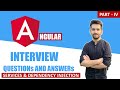 PART-4 | Angular Interview Questions & Answers | SERVICES | DEPENDENCY INJECTION | INJECTABLE #2022