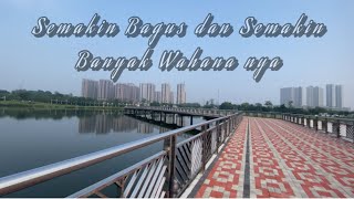 Update Terbaru Meikarta Centarl Park Lippo Cikarang , Vlog Jogging Di Pagi Hari