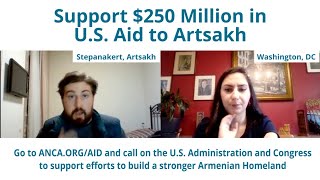 Live from Stepanakert:  ANCA discusses the need for $250 million in U.S. aid to Artsakh.