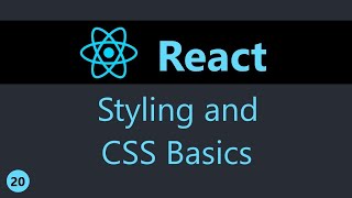 ReactJS Tutorial - 20 - Styling and CSS Basics (English)
