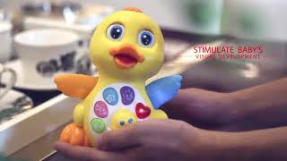 TOYK kids toys Musical Duck toy Lights Action With Adjustable Sound   Toys for 1 2 3 year girls an