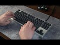 ottantaquatro sound test stock cherry mx black clear tops nixies switches