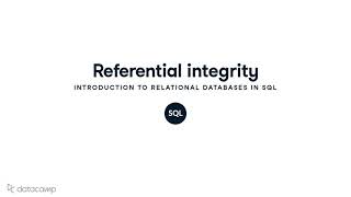 Referential Integrity | SQL