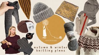 knotenkopp knitting - autumn \u0026 winter knitting plans 2024