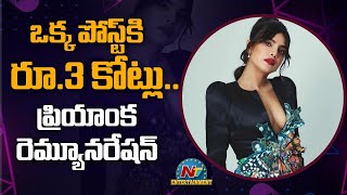 ఒక్క పోస్ట్ కి రూ.3 కోట్లు.. ప్రియాంక రెమ్యునరేషన్! | Priyanka Chopra | NTV ENT