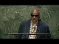 Stevie Wonder (UN Messenger of Peace) at International Day of Peace 2016 - Student Observance