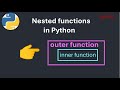 py6@4 Nested Functions in Python Explained Inner & Outer Functions with Real Example بايثون بالعربي