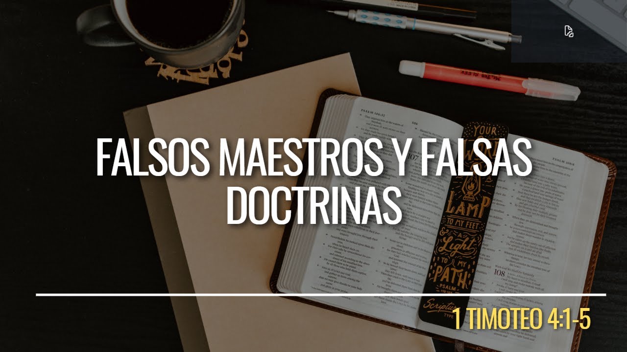 Falsos Maestros Y Falsas Doctrinas | 1 Timoteo 4:1-5 | Ps. Juan Jara ...