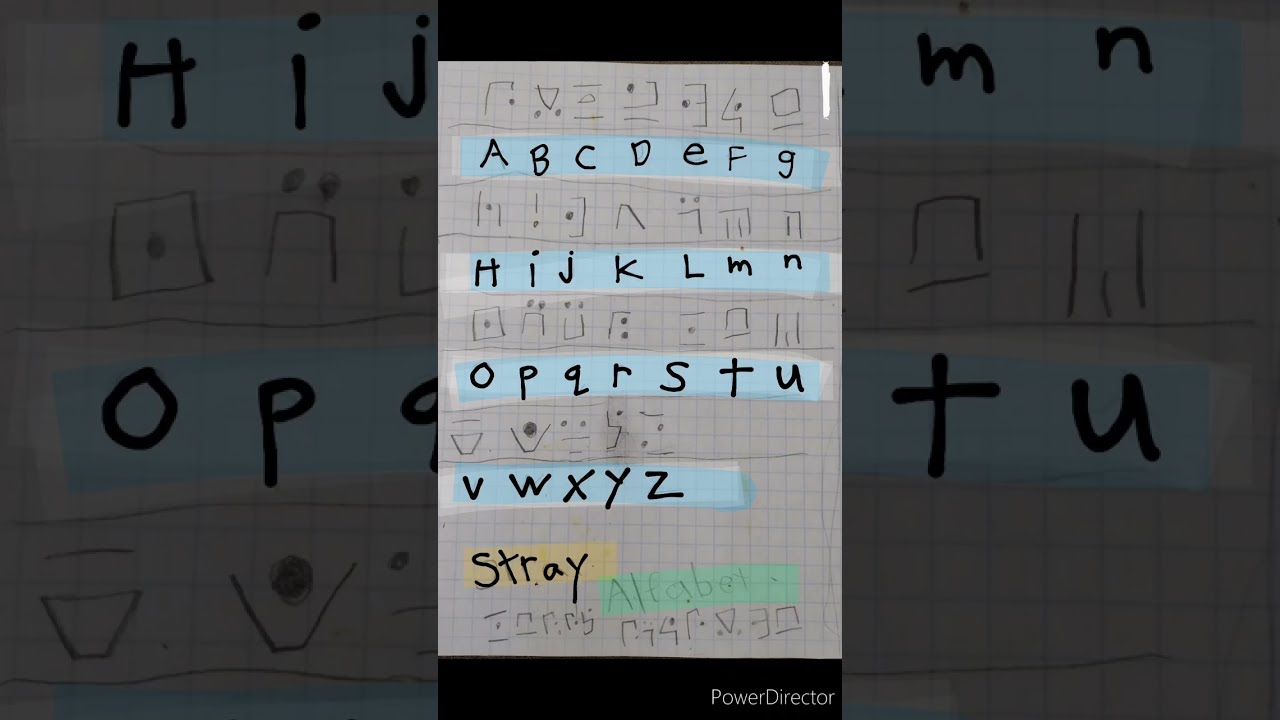 Stray video game Alphabet Decoder