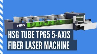 HSG TP65 Fiber laser 5 axis tube pipe cutter