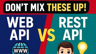 🌐 Web API vs REST API 🔥 | Simplest Explanation Ever with Real-Life Example 🍕💡