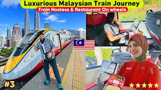 Business Class Train Journey in Malaysia 🇲🇾 || Kuala Lumpur to Penang || Restaur