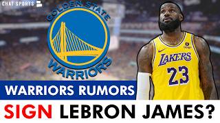 LeBron James HINTING At Leaving Lakers To Join Golden State Warriors? LATEST Warriors Rumors