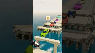 Wait for Cross 😱 #truck #crash #viral #shorts 😱