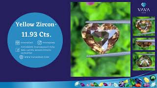 พลอย เพทาย Natural Zircon 13.16 กะรัต (Cts.) พร้อมใบเซอร์ พลอยแท้อัญมณีมงคล ประจําวันเกิด