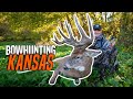 My Most MASSIVE Buck Ever! | Bowhunting Kansas During the Pre Rut