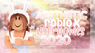Aesthetic Roblox Username Idea S - 20 aesthetic roblox usernames 2019