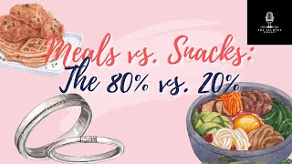 Meals vs. Snacks: The 80% vs. 20%