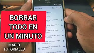 Como BORRAR todo el historial de Google Chrome 2021