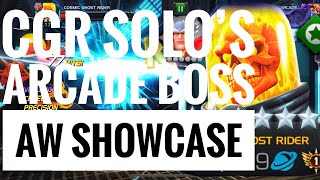 CGR solo’s Arcade Boss AW SHOWCASE - Arcade Games. #MCOC