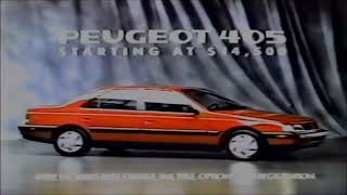 1989 Peugeot 405 Commercial -  USA Market