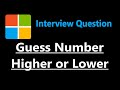 Guess Number Higher or Lower - Leetcode 374 - Python