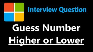 Guess Number Higher or Lower - Leetcode 374 - Python