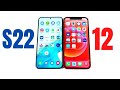 Galaxy S22 vs iPhone 12 Speed Test!